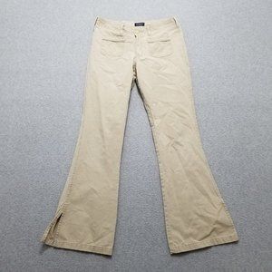 Abercrombie & Fitch Pants Womens 12 Beige‎ Tan Pockets Flared Casual 26x27